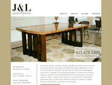 Tablet Screenshot of jlrefinishing.com